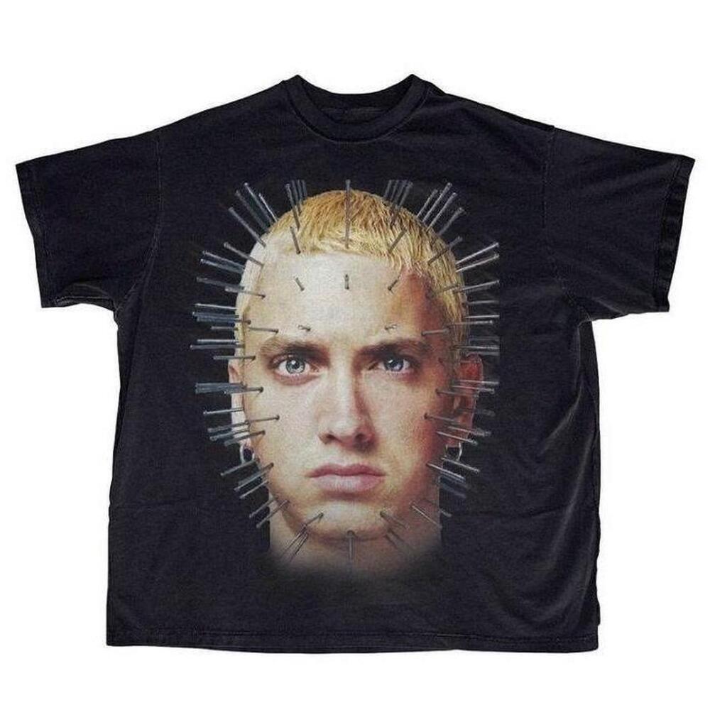 Eminem Stabbed Black Cotton Tee